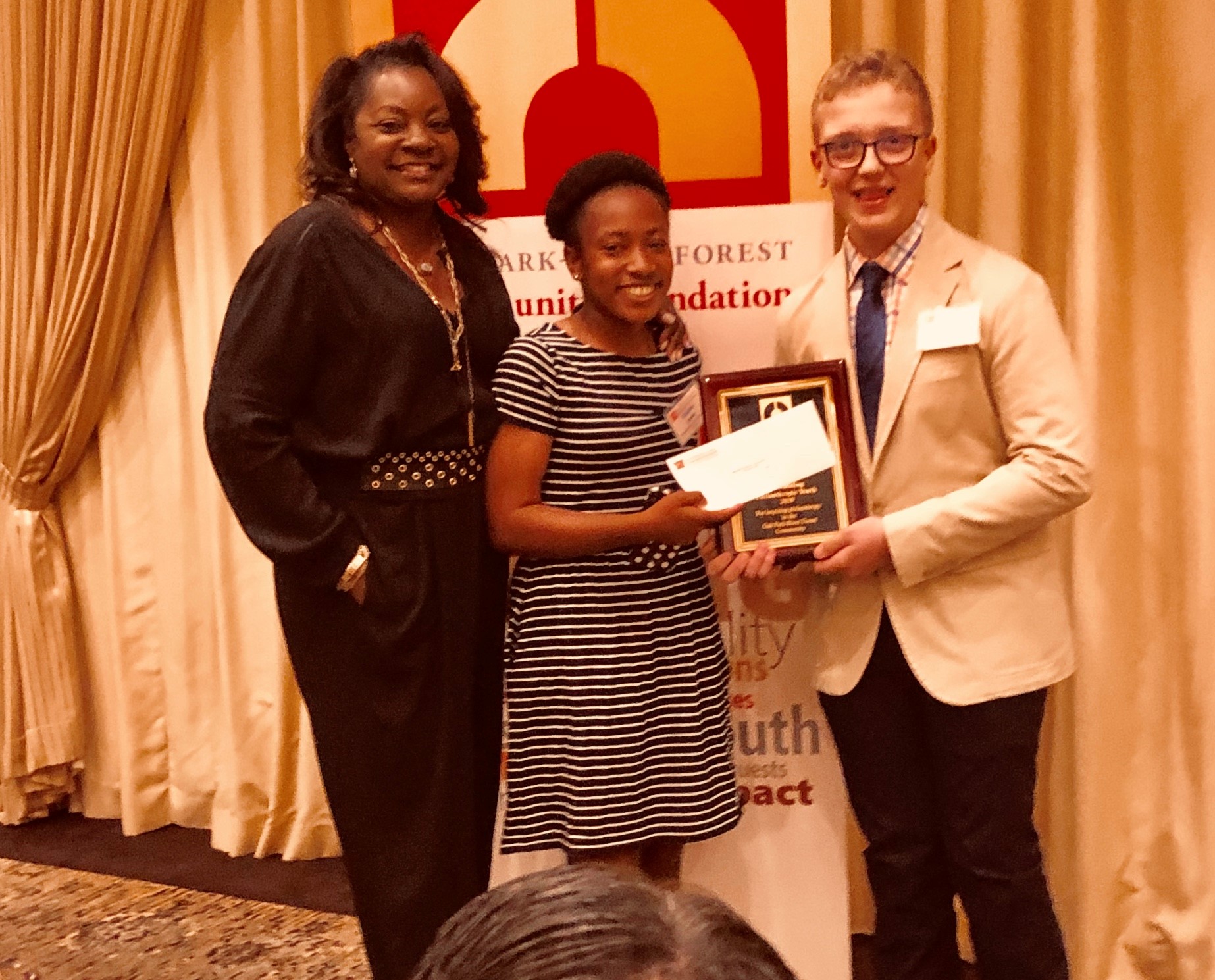 OPRF Student Wins OP-RF Community Foundation Excellence in Philanthropy Award