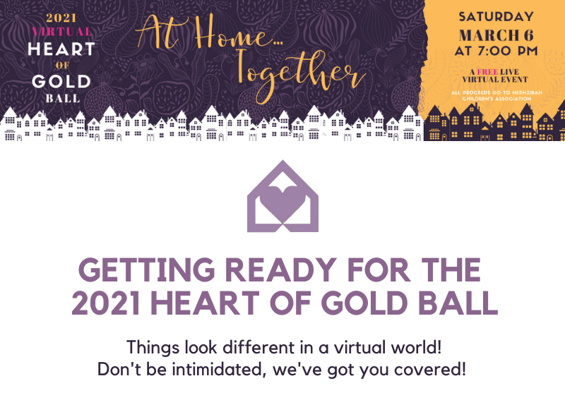 Instructions for the 2021 Virtual Heart of Gold Ball